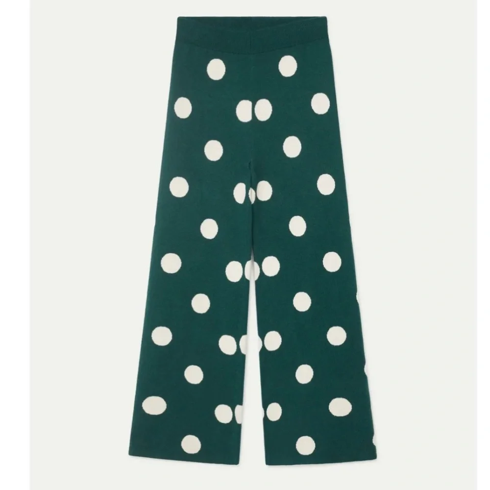 Green Polka Dot matching knit set - Picture 7 of 7